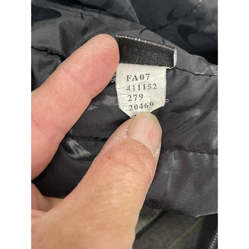 Oakley Jacket Mens Size Small Gray Pinstripe Full Zip Long Sleeve - Picture 7 of 11